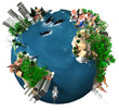 overpopulated Earth