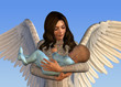 Angel Holding a Baby