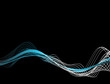 Black curve modern Line