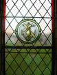 Stained Glass Window in an Old Church