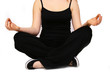Young woman making yoga- exercises