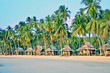 Bungalows in tropical paradise