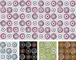 abstract retro seamless pattern / wallpaper / vector 