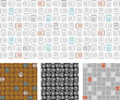 abstract retro seamless pattern / wallpaper / vector 