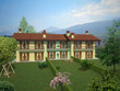 Render di villette a schiera Render di villette a schiera