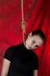 Foto: Suicide. Hanging on rope. Suicide. Hanging on rope.