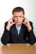 businessman sitting