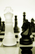 A game of chess comes to an end. The king is checkmated A game of chess comes to an end. The king is checkmated