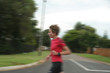 Artistic blur of female athlete Artistic blur of female athlete