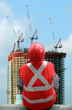 worker looking at construction
