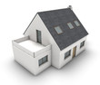 Wohnhaus mit Balkon und Garage 3