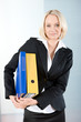 beautiful businesswoman with files1 