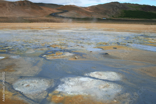Photo: sulphuric landscape sulphuric landscape
