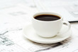 Cup of coffee.