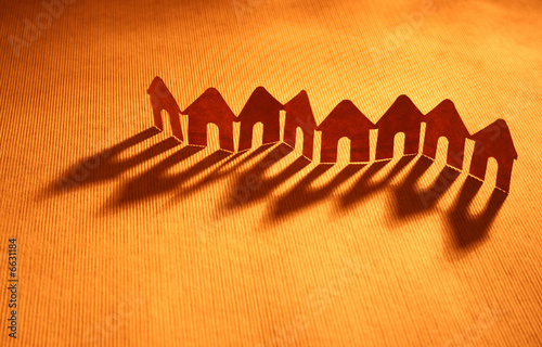 Photo: Paper chain neighborhood Paper chain neighborhood