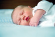 New born asleep