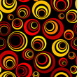 Seamless circle retro pattern