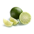 Lemon with half lemon