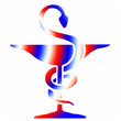 caducée tricolore