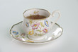 Floral tea cup