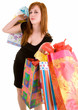 Young Woman on a Shopping Spree