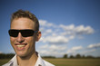 Young man smiling