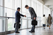 Businessmen greeting Businessmen greeting