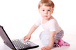 Child with notebook