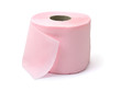 Pink toilet paper