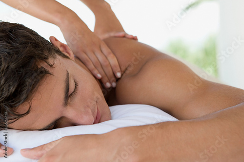 Man having a massage