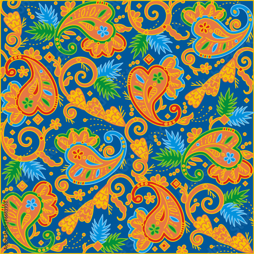 paisley wallpaper. Multi-color paisley pattern
