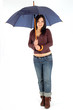 woman with umbrella