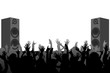 Folla Concerto con Casse