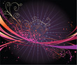 Abstract dark design 
