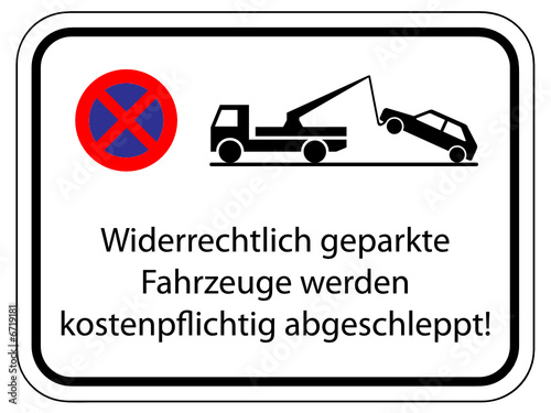 Abschleppen - Privatparkplatz