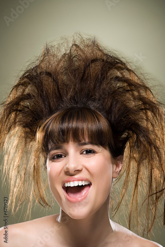 Backcombing+hair