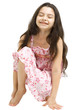 Young girl smiling