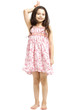 Young girl pointing