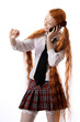 girl and phone