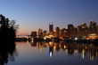 downtown vancouver before sunrise