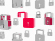 opened padlock