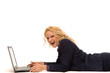 Woman with computer