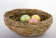 Nest with Colored Spheres Nest with Colored Spheres