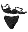 black lace lingerie set