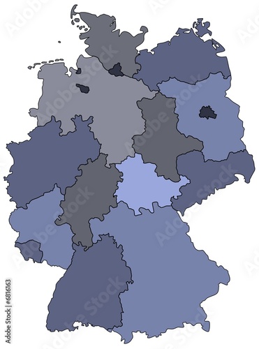 Deutschlandkarte Deutschlandkarte