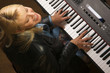 Female Musician Performs Female Musician Performs