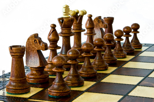 Photo: Dark chess set, ready to play Dark chess set, ready to play