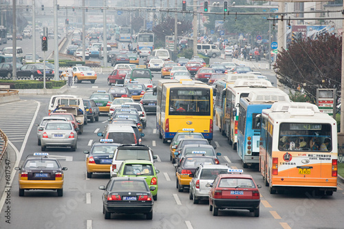 Chinese traffic jam