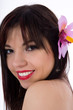 portrait of the brunette portrait of the brunette