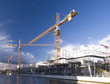 Baustelle mit Kränen Baustelle mit Kränen